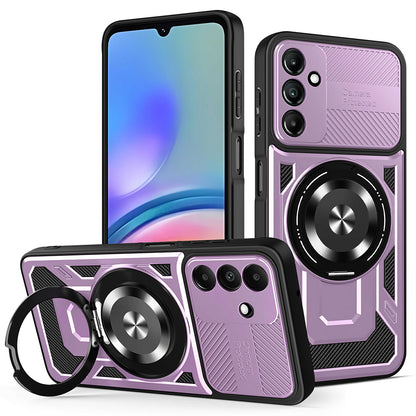 Custodia per Samsung Galaxy A05s A057, Techsuit, RuggedCam, Viola