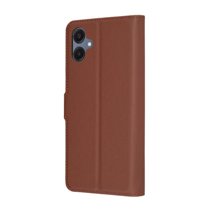 Custodia per Samsung Galaxy A06 A065, Techsuit, Leather Folio, Marrone