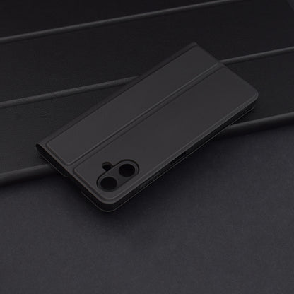 Custodia per Samsung Galaxy A06 A065, Techsuit, Magskin Book, Nera