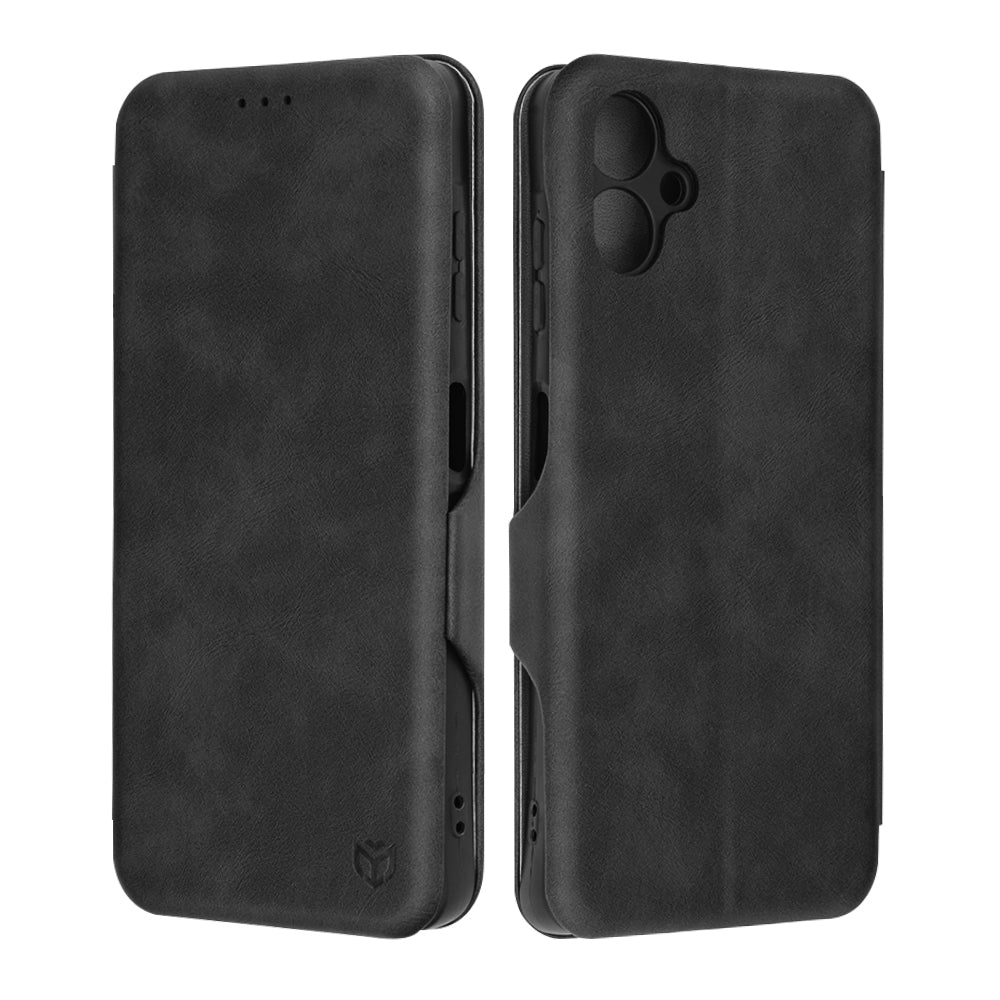 Custodia per Samsung Galaxy A06 A065, Techsuit, Safe Wallet Plus, Nera