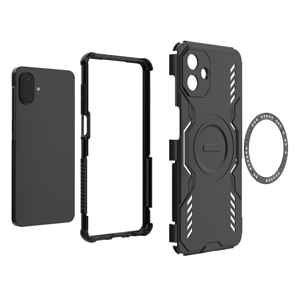 Custodia MagSafe per Samsung Galaxy A07 4G A075, Techsuit, ArmorMag, Blu