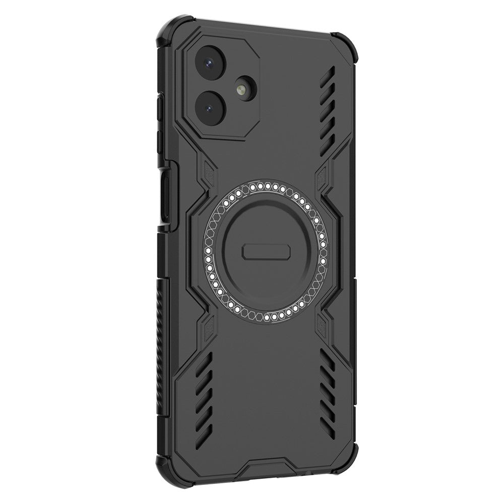 Custodia MagSafe per Samsung Galaxy A07 4G A075, Techsuit, ArmorMag, Nera