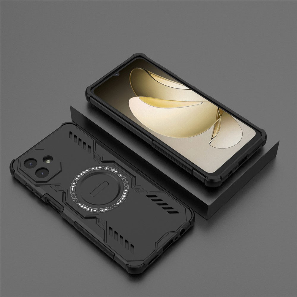 Custodia MagSafe per Samsung Galaxy A07 4G A075, Techsuit, ArmorMag, Nera