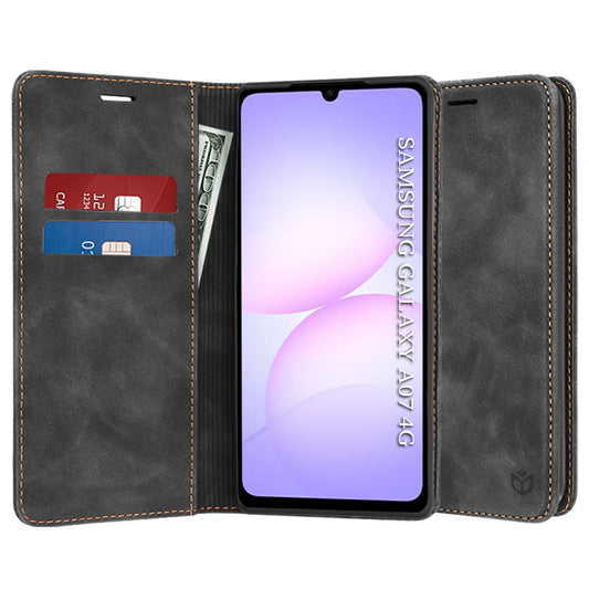 Custodia per Samsung Galaxy A07 4G A075, Techsuit, Confy, Nera