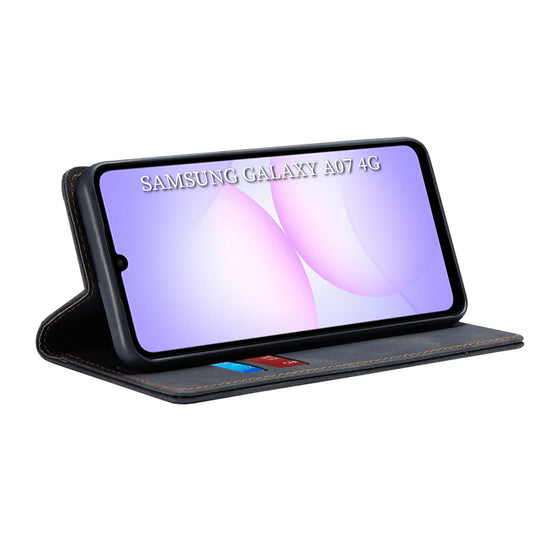 Custodia per Samsung Galaxy A07 4G A075, Techsuit, Confy, Nera