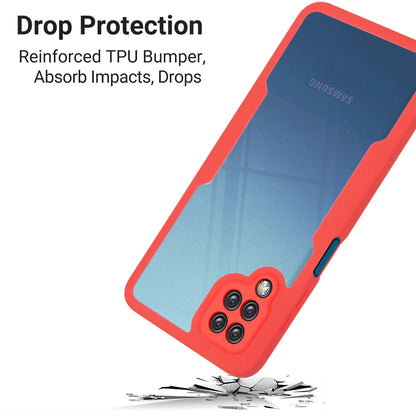 Custodia per Samsung Galaxy A12 A125, Techsuit, ColorVerse 360, Nera