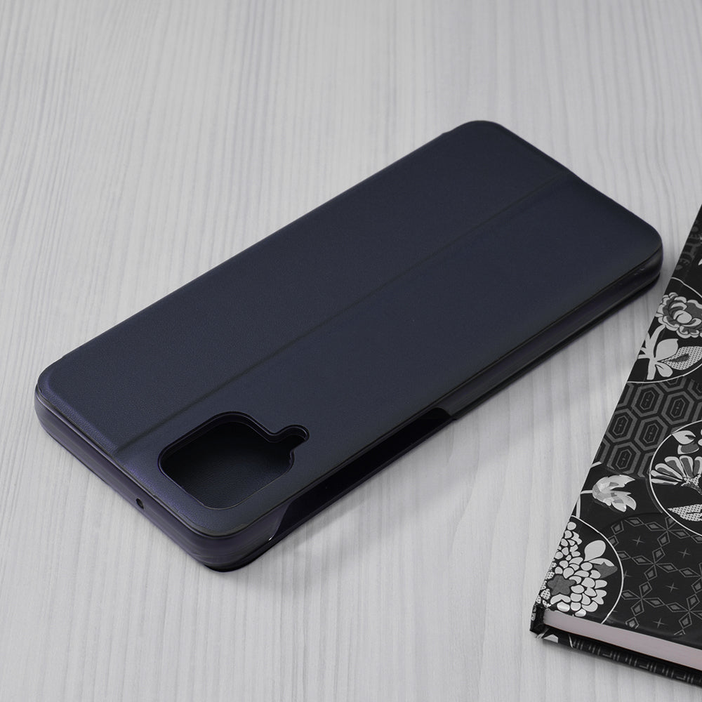 Custodia per Samsung Galaxy A12 Nacho A127 / A12 A125, Techsuit, eFold, Blu Scuro
