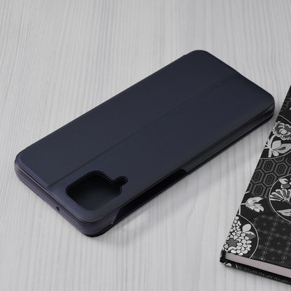 Custodia per Samsung Galaxy A12 Nacho A127 / A12 A125, Techsuit, eFold, Blu Scuro