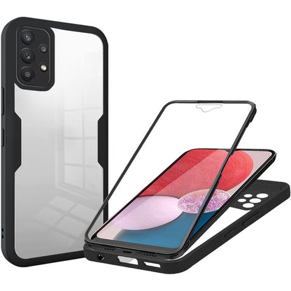 Custodia per Samsung Galaxy A13 A135, Techsuit, ColorVerse 360, Nera