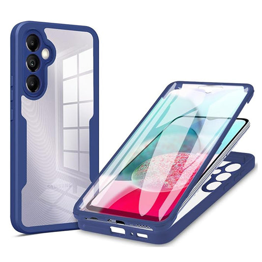 Custodia per Samsung Galaxy A14 A145 / A14 5G A146, Techsuit, ColorVerse 360, Blu
