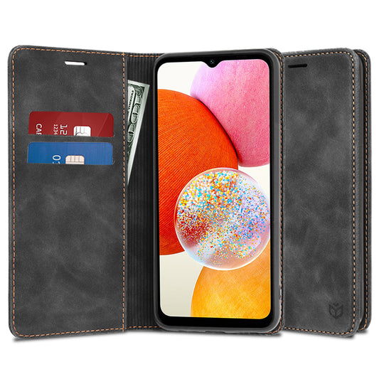 Custodia per Samsung Galaxy A14 A145 / A14 5G A146, Techsuit, Confy, Nera