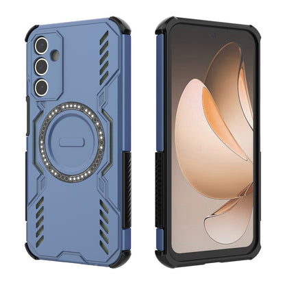 Custodia MagSafe per Samsung Galaxy A15 5G A156 / A15 A155, Techsuit, ArmorMag, Blu