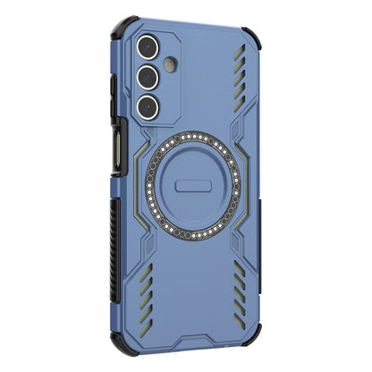 Custodia MagSafe per Samsung Galaxy A15 5G A156 / A15 A155, Techsuit, ArmorMag, Blu