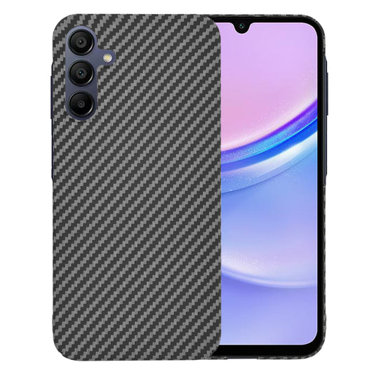 Custodia per Samsung Galaxy A15 5G A156 / A15 A155, Techsuit, Carbonite FiberShell, Nera