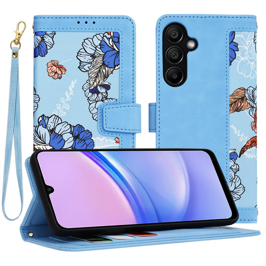 Custodia per Samsung Galaxy A15 5G A156 / A15 A155, Techsuit, FlipCraft, Blu