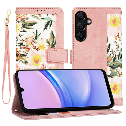 Custodia per Samsung Galaxy A15 5G A156 / A15 A155, Techsuit, FlipCraft, Rosa