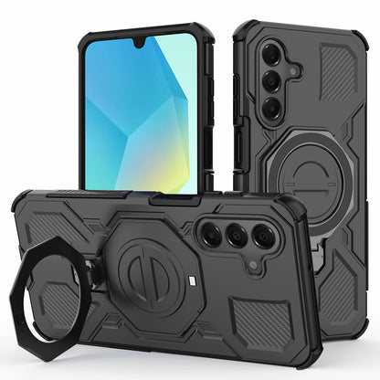 Custodia per Samsung Galaxy A16 5G A166 / A16 4G A165, Techsuit, Carbon Shield Pro, Nera