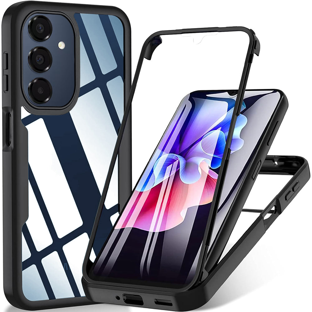 Custodia per Samsung Galaxy A17 5G / A16 5G A166 / A16 4G A165, Techsuit, ColorVerse 360, Nera