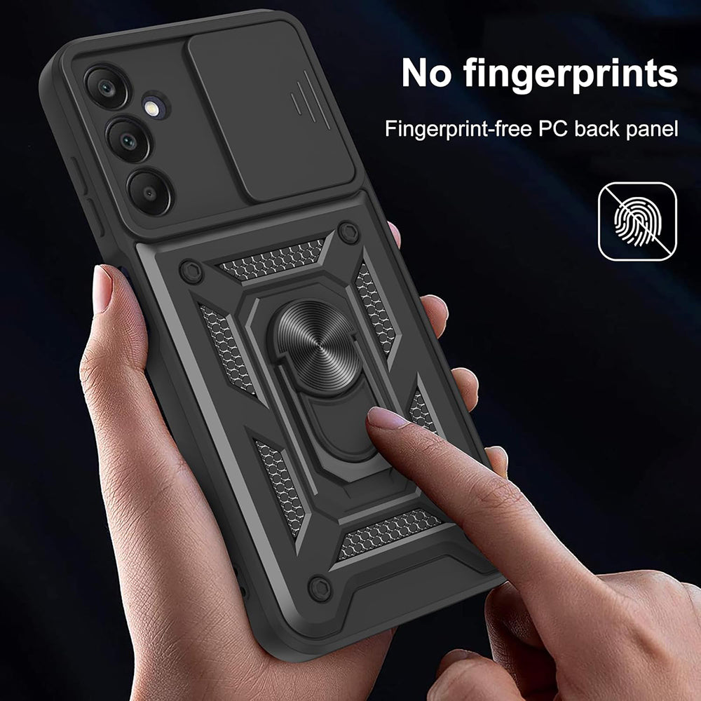 Custodia per Samsung Galaxy A17 5G, Techsuit, CamShield, Nera
