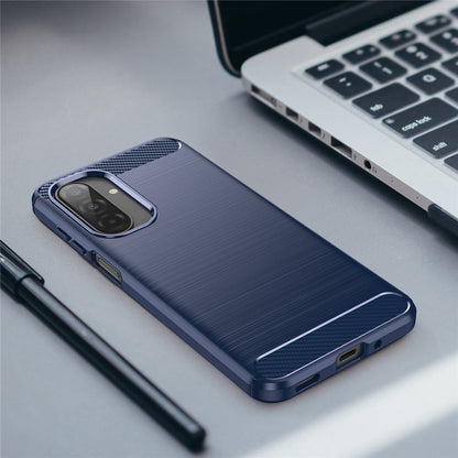 Case for Samsung Galaxy A17 5G, Techsuit, Carbon, Blue