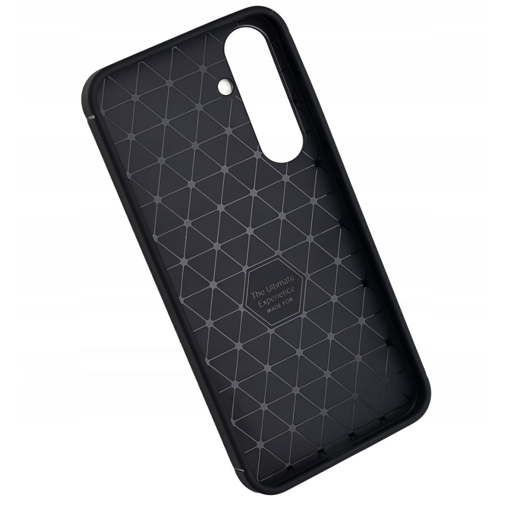Custodia per Samsung Galaxy A17 5G, Techsuit, CarbonFiber, Nera