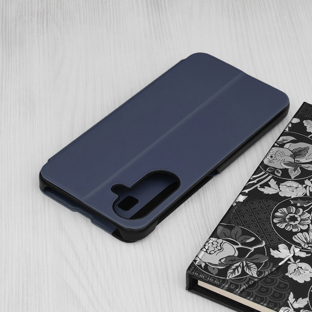 Custodia per Samsung Galaxy A17 5G, Techsuit, eFold, Blu Scuro