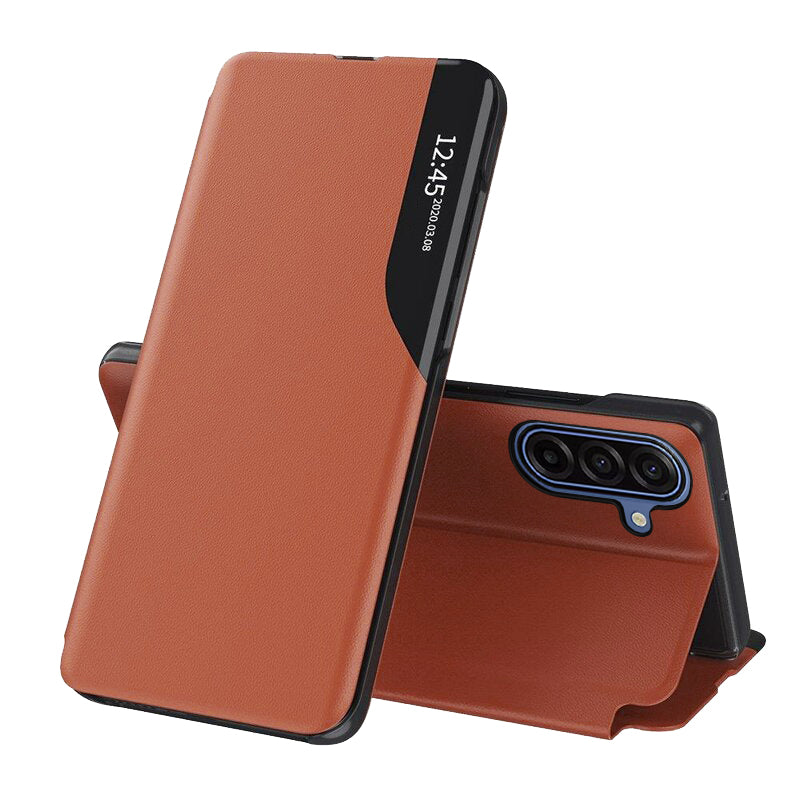 Custodia per Samsung Galaxy A17 5G, Techsuit, eFold, Arancione