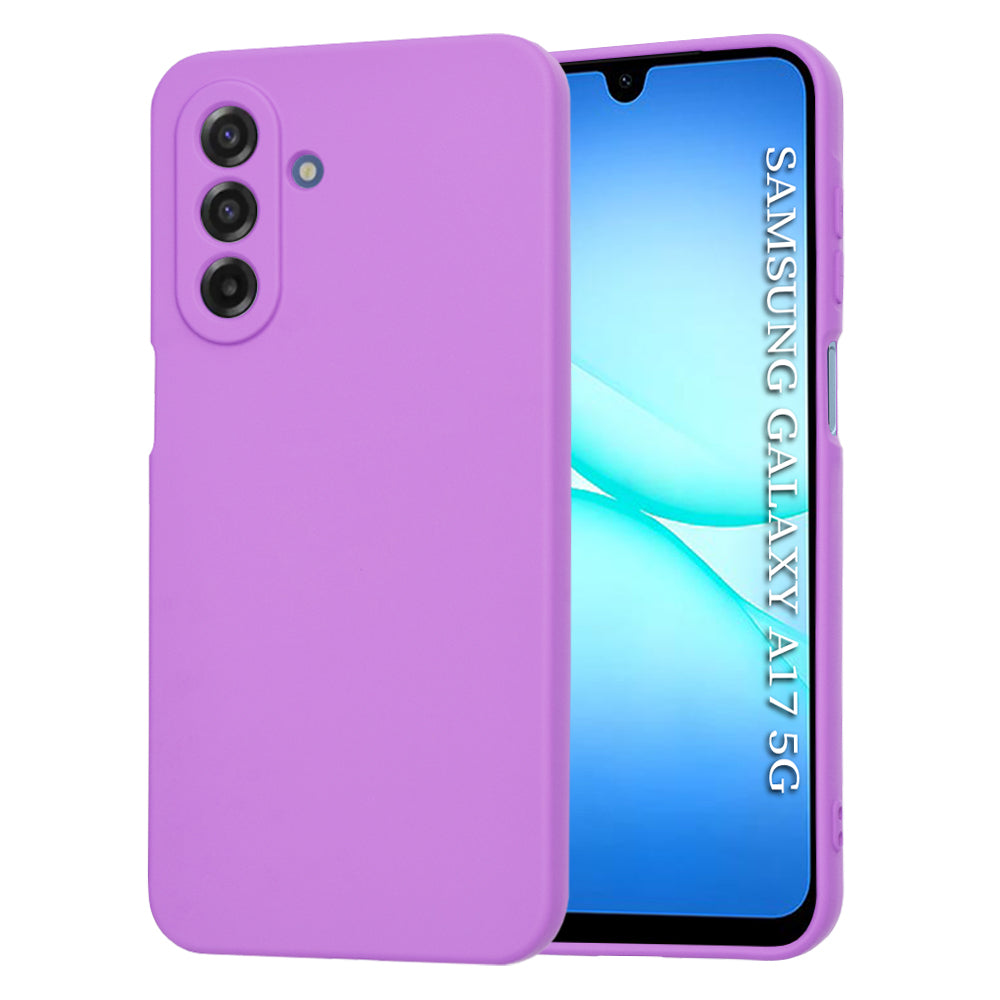 Custodia per Samsung Galaxy A17 5G, Techsuit, SoftFlex, Viola