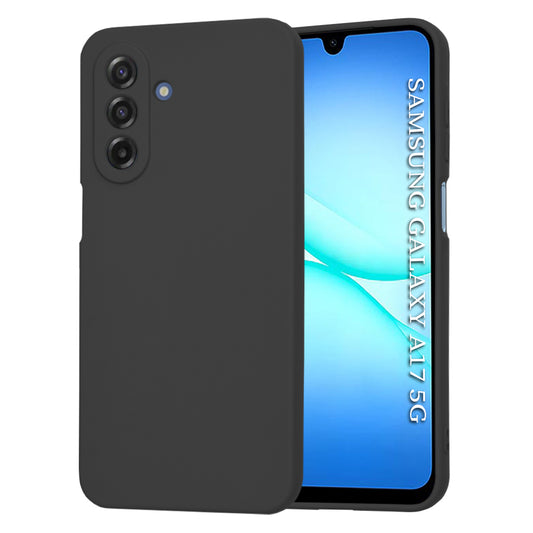 Custodia per Samsung Galaxy A17 5G, Techsuit, SoftFlex, Nera