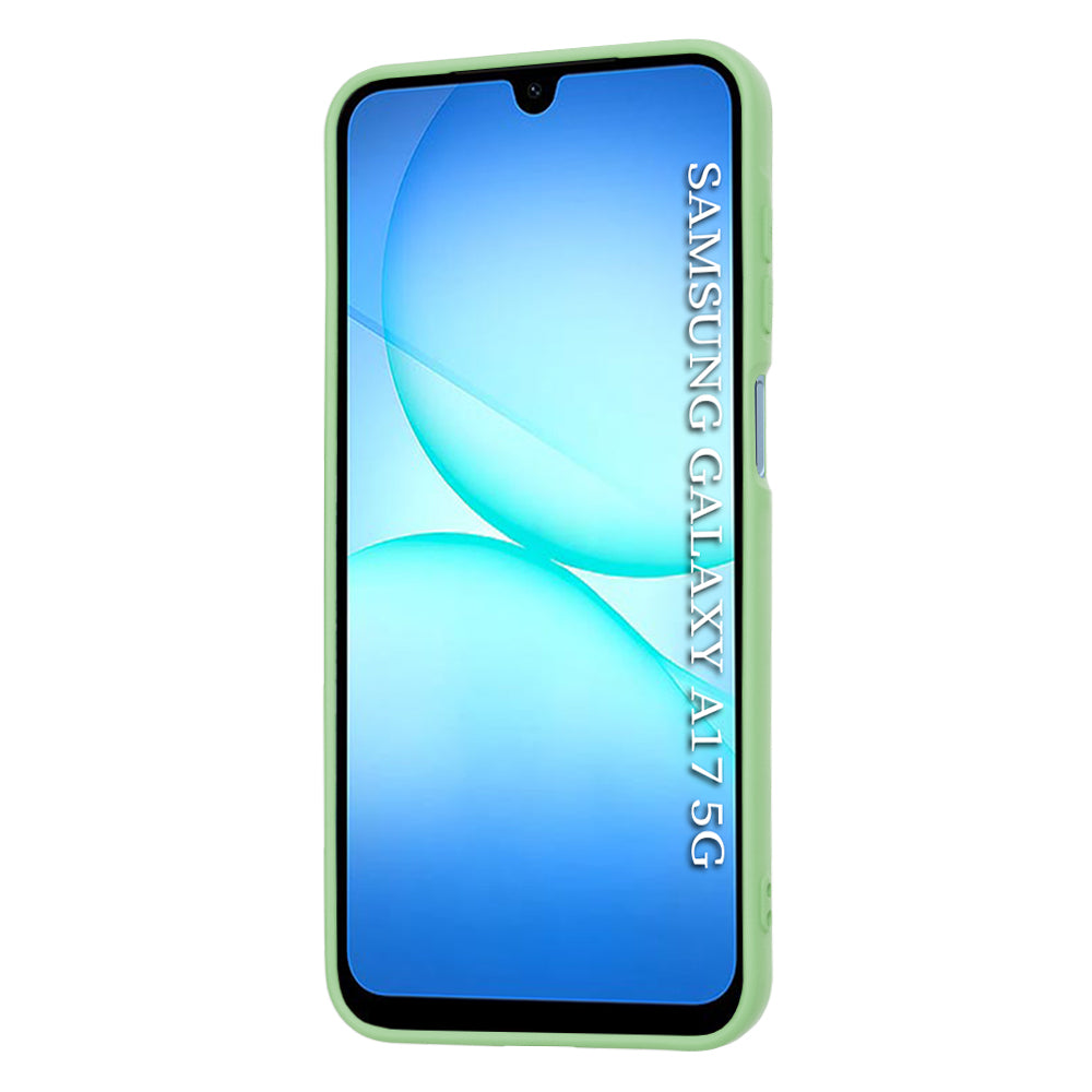 Custodia per Samsung Galaxy A17 5G, Techsuit, SoftFlex, Verde Chiaro