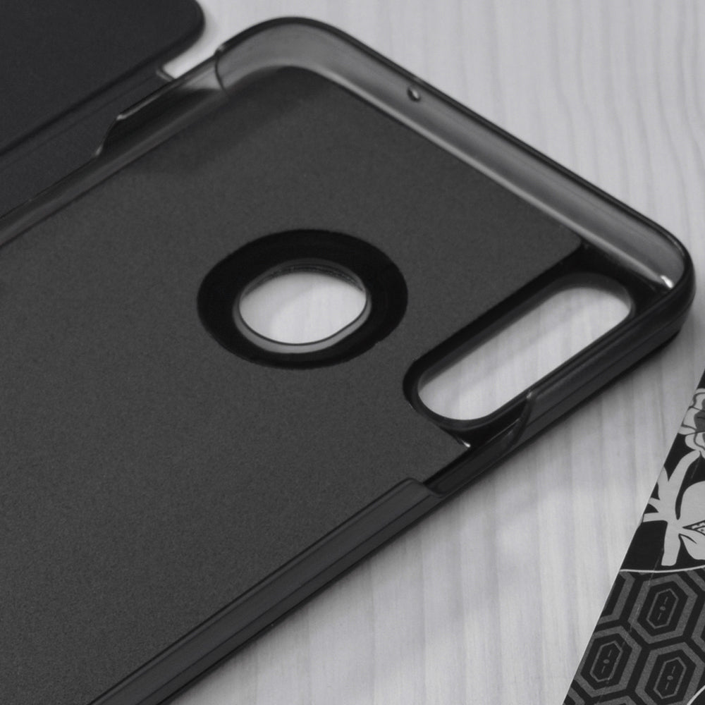 Custodia per Samsung Galaxy A20s A207, Techsuit, eFold, Nera