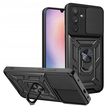 Custodia per Samsung Galaxy A24 4G A245, Techsuit, CamShield, Nera