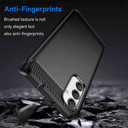Custodia per Samsung Galaxy A24 4G A245, Techsuit, Carbonio, Nera