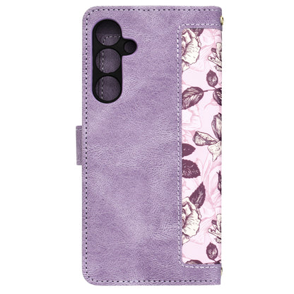 Custodia per Samsung Galaxy A25 A256, Techsuit, FlipCraft, Viola