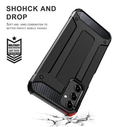 Custodia per Samsung Galaxy A25 A256, Techsuit, Hybrid Armor, Nera