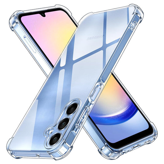 Custodia per Samsung Galaxy A25 A256, Techsuit, Shockproof Clear, Trasparente