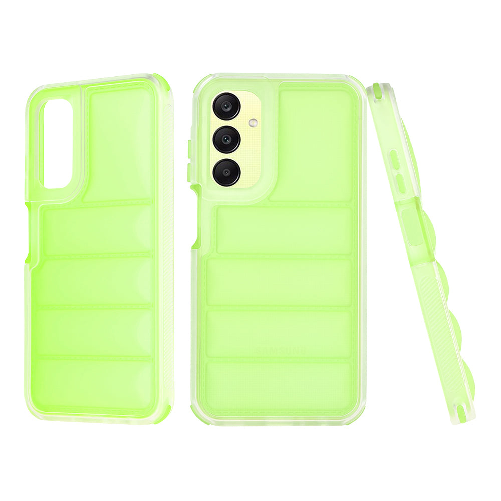 Custodia per Samsung Galaxy A25 A256, Techsuit, Wave Shield, Verde