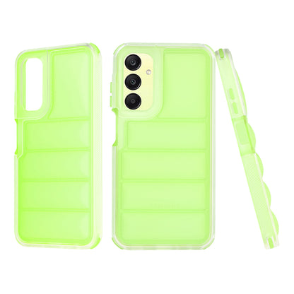 Custodia per Samsung Galaxy A25 A256, Techsuit, Wave Shield, Verde