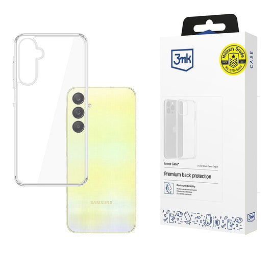 Custodia per Samsung Galaxy A26 A266, 3MK, Armor, Trasparente