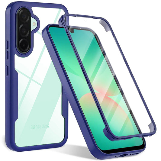 Custodia per Samsung Galaxy A26 A266, Techsuit, ColorVerse 360, Blu
