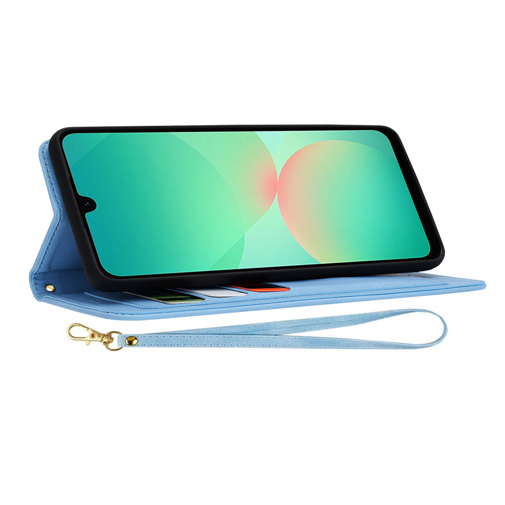 Custodia per Samsung Galaxy A26 A266, Techsuit, FlipCraft, Blu