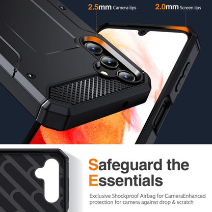 Custodia per Samsung Galaxy A26 A266, Techsuit, Hybrid Armor, Nera