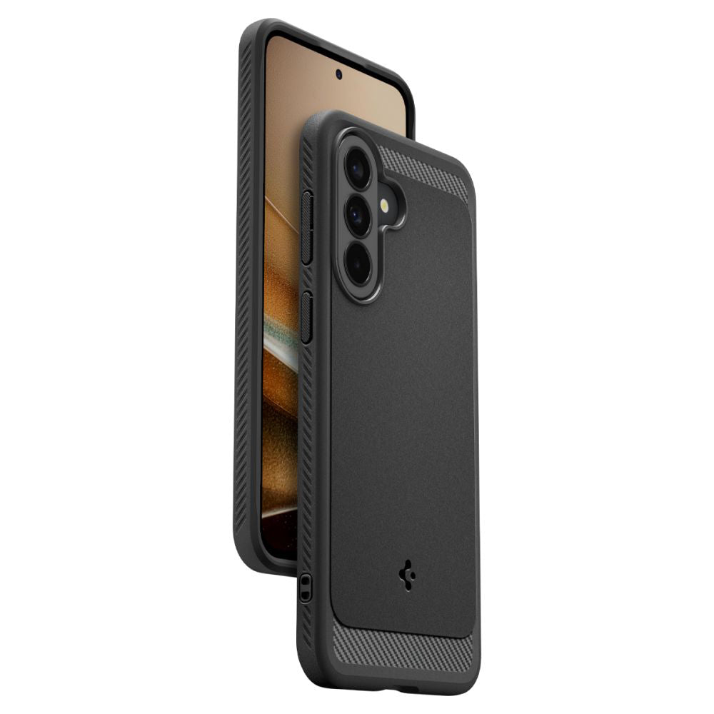 Custodia per Samsung Galaxy A27 5G, Spigen, Rugged Armor, Nera ACS11312
