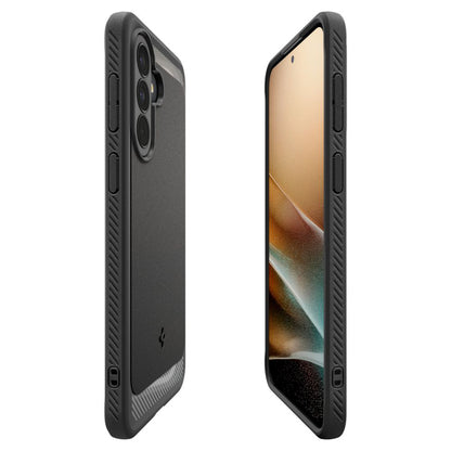 Custodia per Samsung Galaxy A27 5G, Spigen, Rugged Armor, Nera ACS11312
