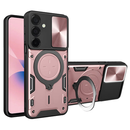 Custodia per Samsung Galaxy A27 5G, Techsuit, CamGuard Pro, Rosa Dorato