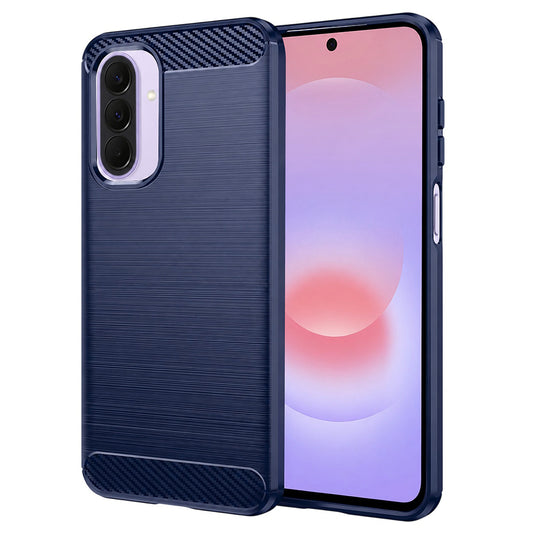 Custodia per Samsung Galaxy A27 5G, Techsuit, Carbonio, Blu