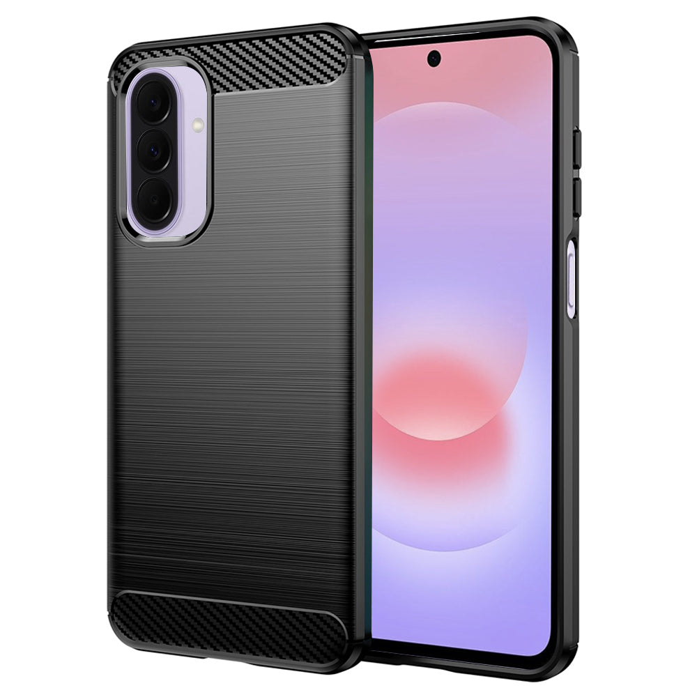 Custodia per Samsung Galaxy A27 5G, Techsuit, Carbonio, Nera