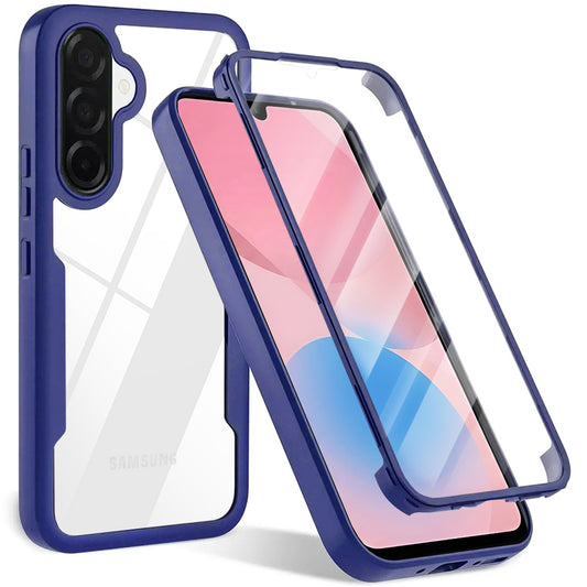 Custodia per Samsung Galaxy A27 5G, Techsuit, ColorVerse 360, Blu