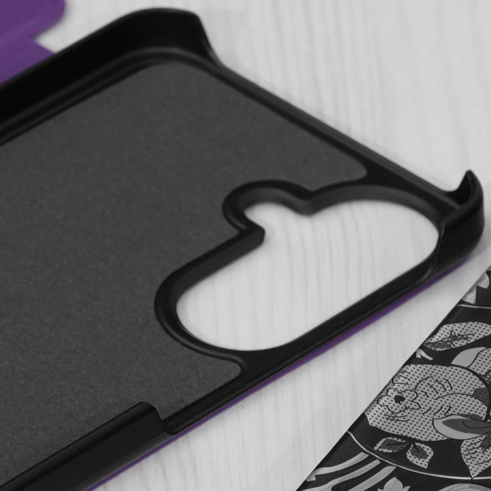 Custodia per Samsung Galaxy A27 5G, Techsuit, eFold Nuovo Modello, Viola