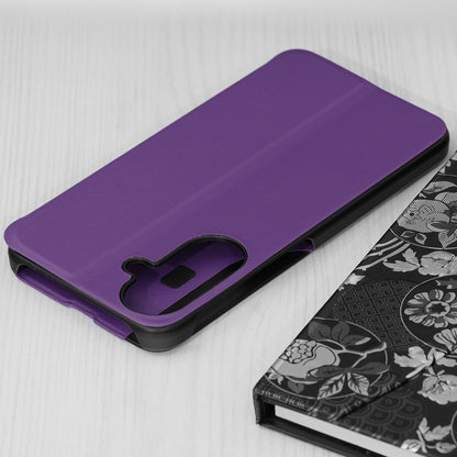 Custodia per Samsung Galaxy A27 5G, Techsuit, eFold Nuovo Modello, Viola